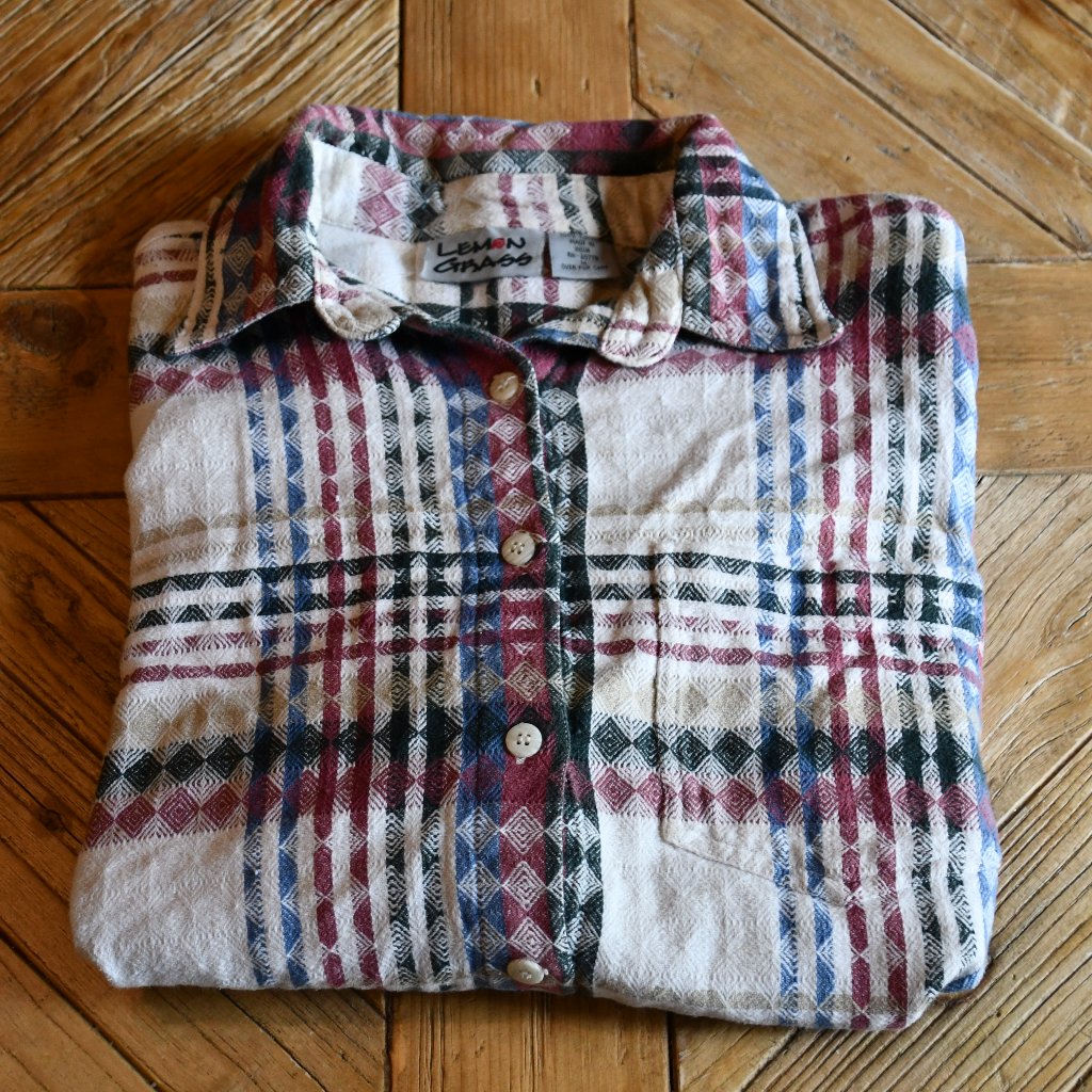 Unique Pattern Button Down Shirt